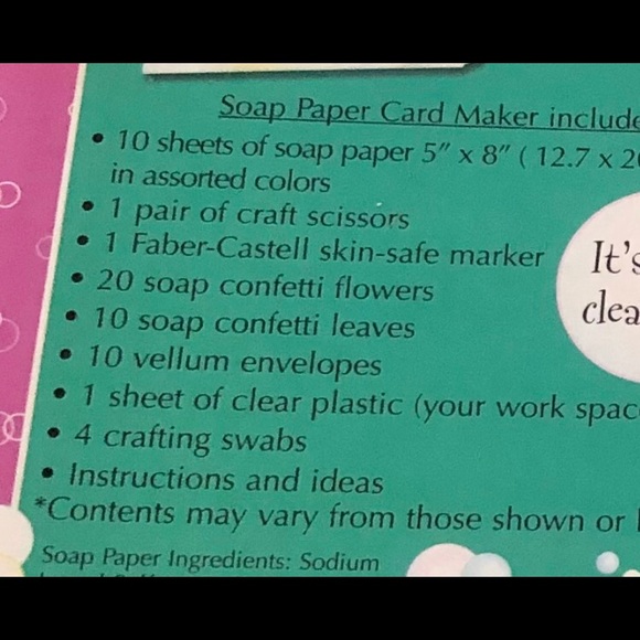Soap Paper Card Maker/Creativity for kids NWOT - Picture 10 of 13